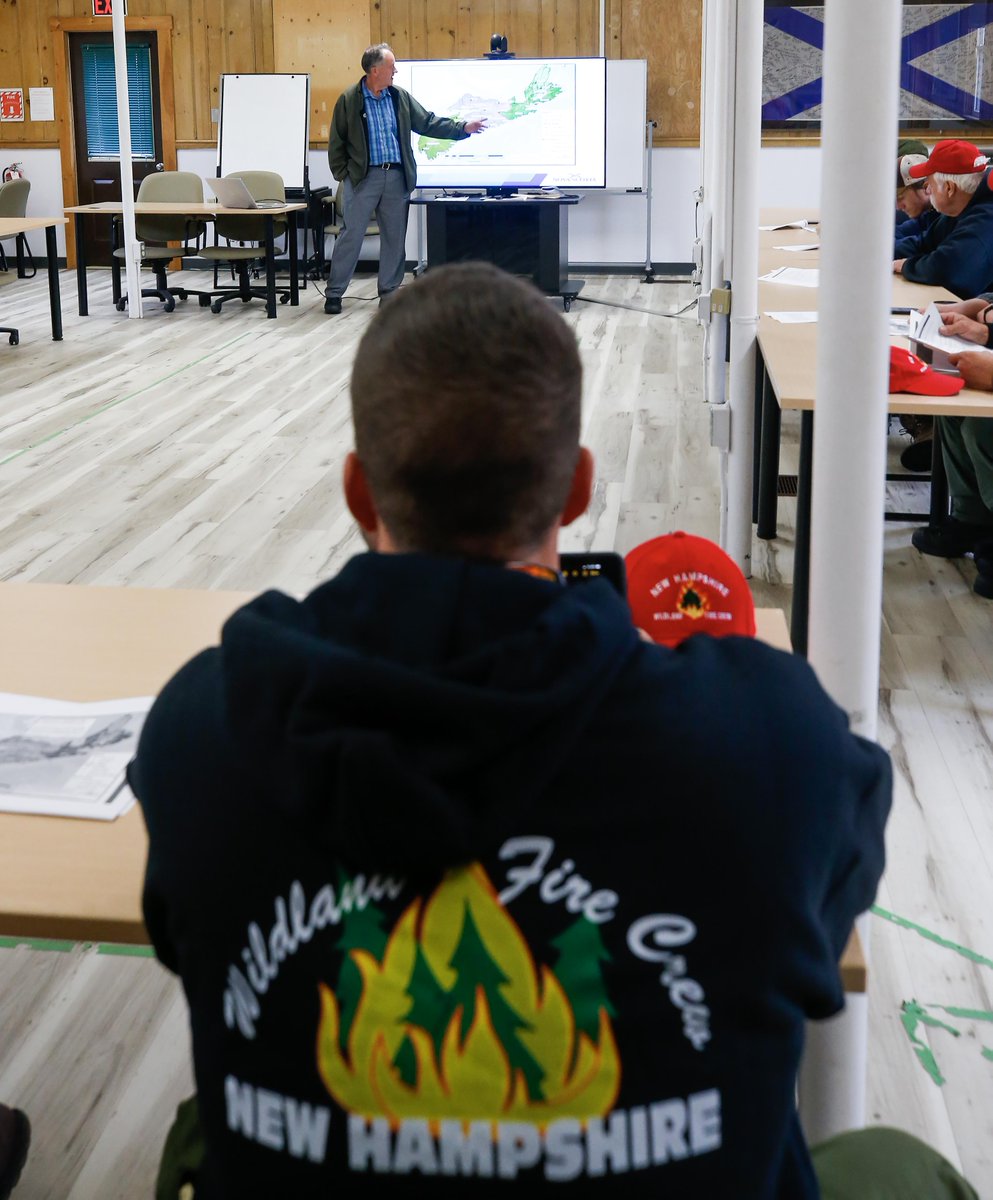 nsgov's tweet photo. Firefighters from Maine, New Hampshire, Connecticut, and New York arrived today to assist with the wildfires in Shelburne. https://t.co/c1kKsFC66z