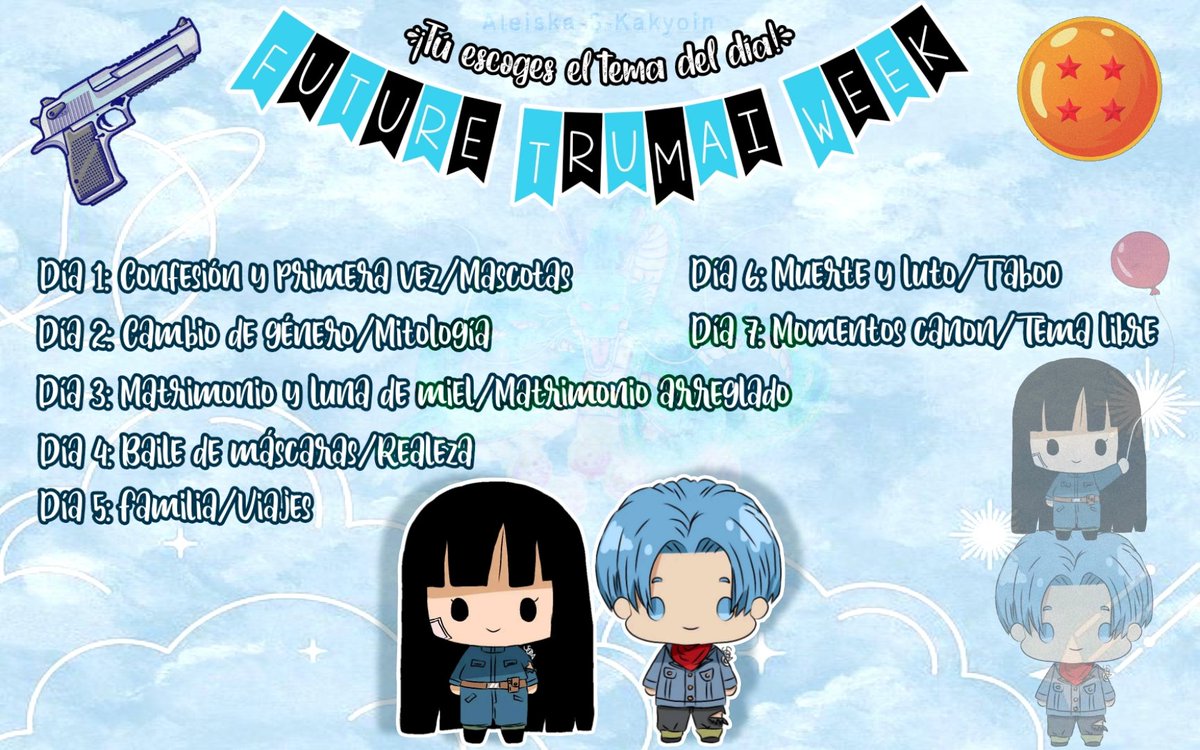 Aleiska_Stryker's tweet photo. Adjunto la lista yo también porque no sé por qué se ve encogida, lmao.
#FutureTruMaiWeek
#MiraiTruMai
#TruMai
#TrunksxMai
#challenge
#OTP
#DragonBallsu https://t.co/vL4mgIonDW