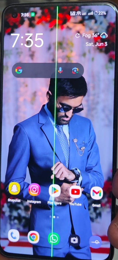 What's the benefit of buying 55 thousand phone if you are facing green line pixels issue ! Kindly request to change my display my phone is OnePlus 9R #Oneplus #1+ #Oneplus9R @OnePlus_IN @OnePlus_Support @oneplus #GreenlineIssue #Greenline #RGBLines #OneplusPhones