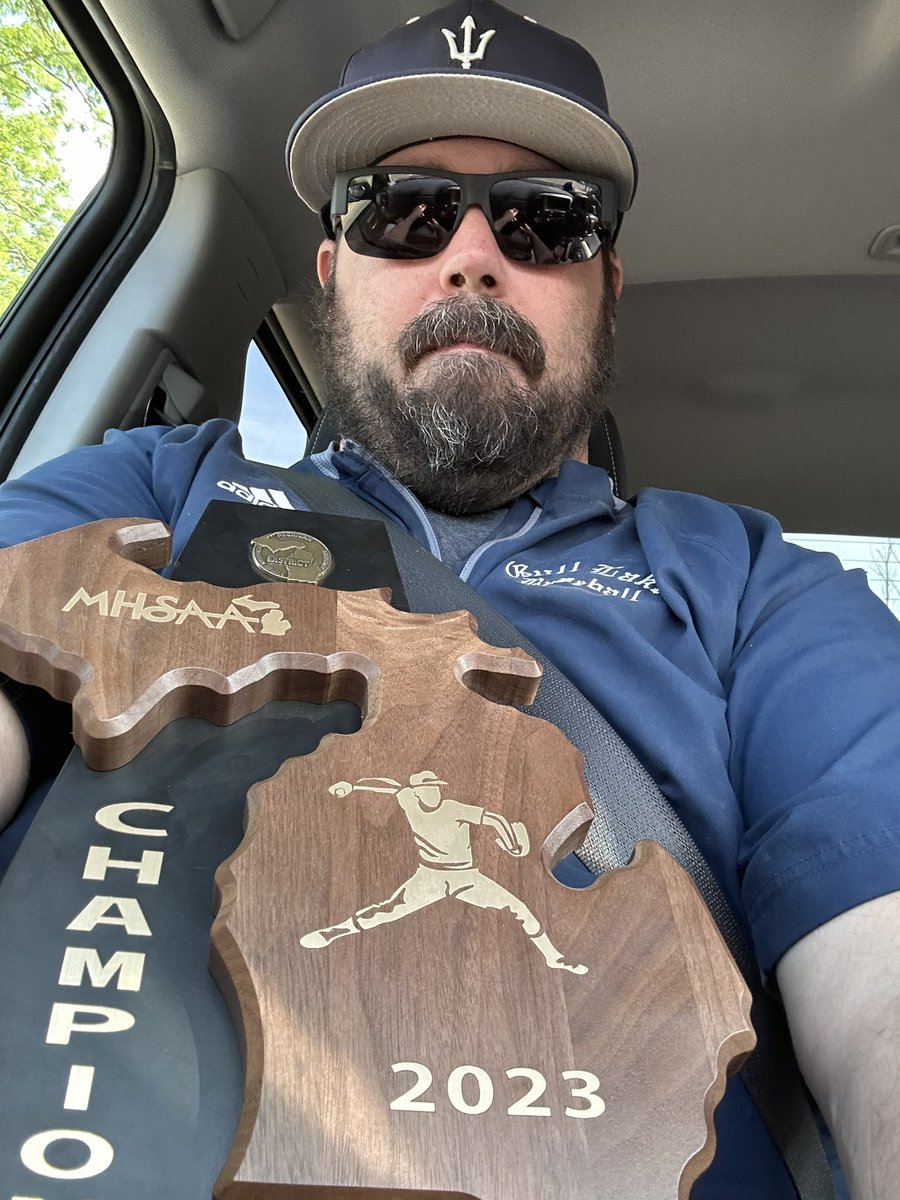 District Championship Trophy Selfie!!! #gobluedevils #surviveandadvance