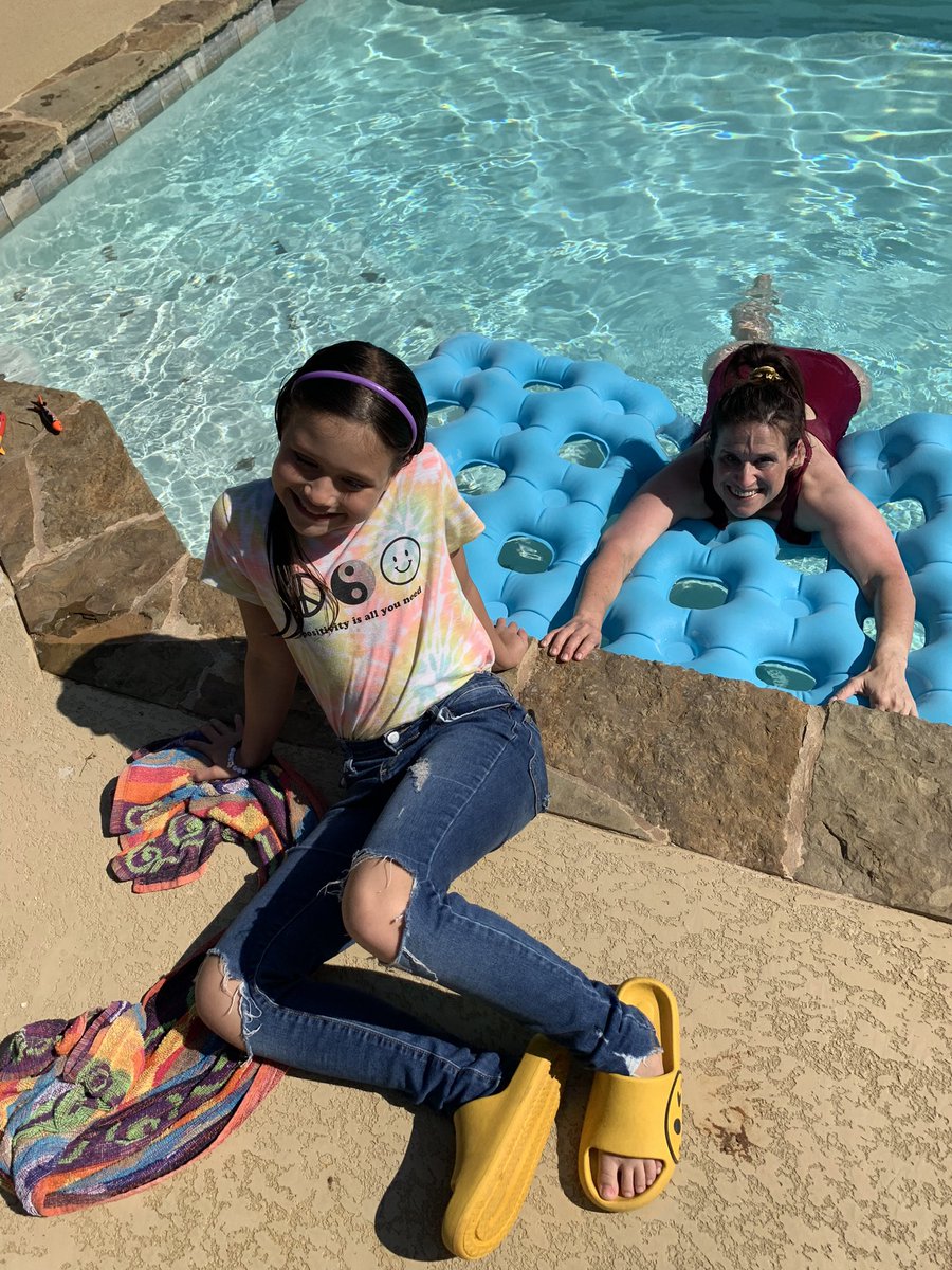 MissJenMorse's tweet image. So……I “may” have chosen to take a day off from my Masters program today….. 🤫 🏊‍♀️ 

Just don’t anyone tell my professors. 😂
#MentalHealthMatters #summertime #2muchwork #familytime