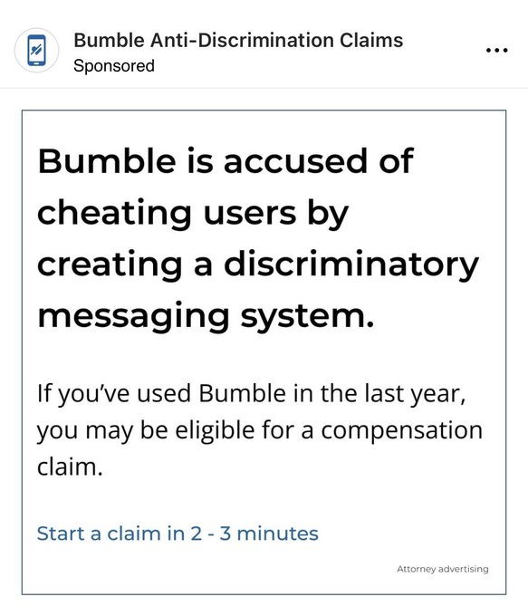 When you can&rsquo;t get pussy on Bumble you must be financially compensated. 😂😂😂 https://t.co/B6YAj8dag2<a href="/tag/studshit"class="tags"><span>#studshit</span></a>