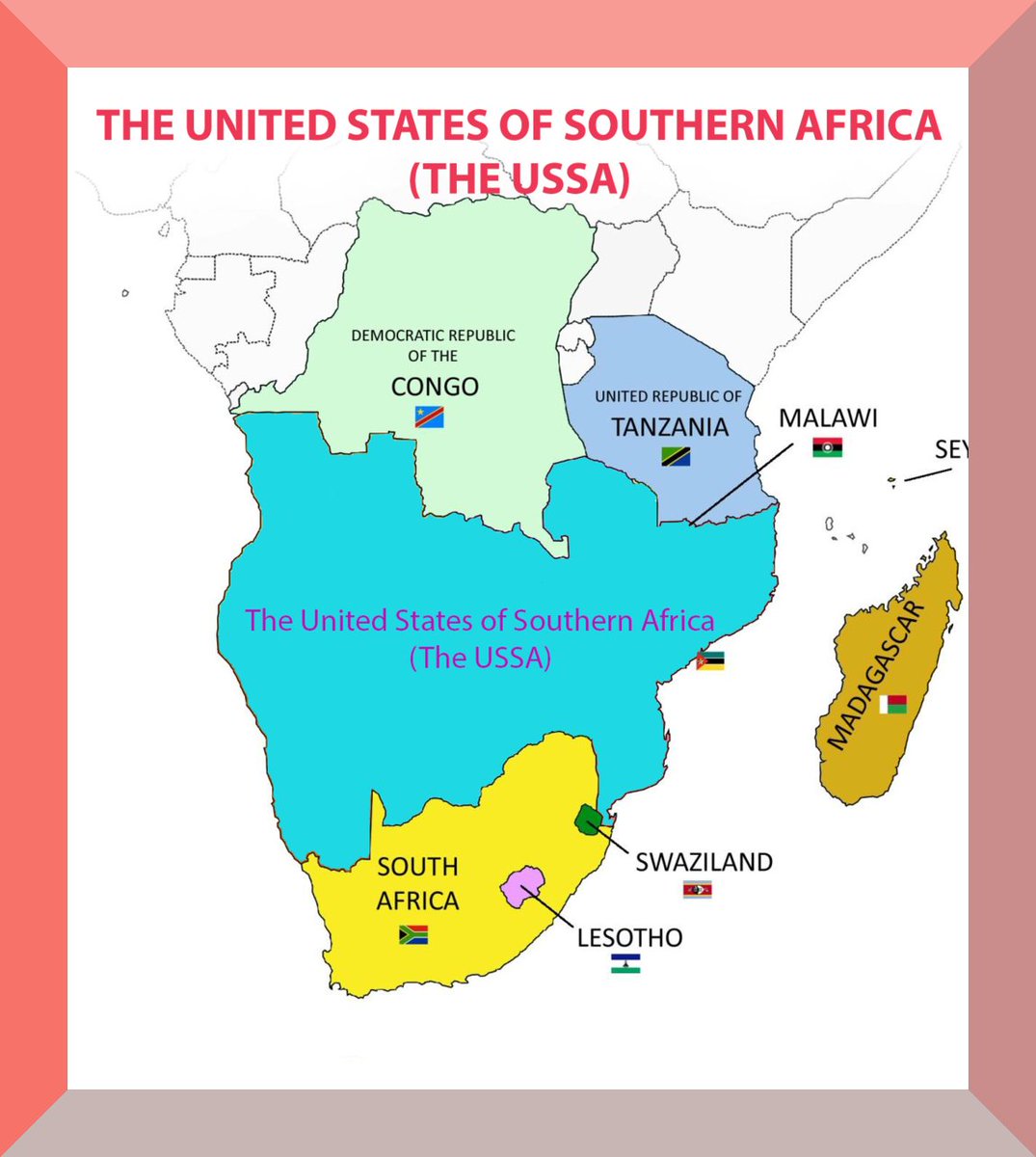 A REINTRODUCTION OF THE UNITED STATES OF SOUTHERN AFRICA (THE USSA),  A POTENTIAL SUPERPOWER IN AFRICA

I am fully aware of the United States' Wolfowitz Doctrine which guides US political and military elites to actively seek to prevent the rise of any other global superpower and…