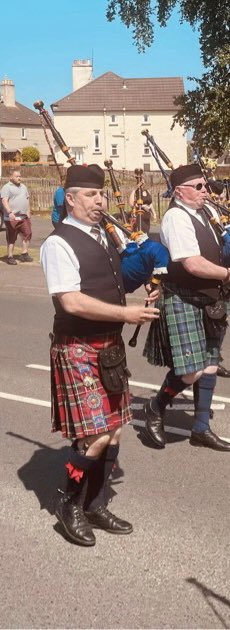 Out with Comrie (Fife) Pipe Band today. #pipesanddrums #comrie #bagpipes