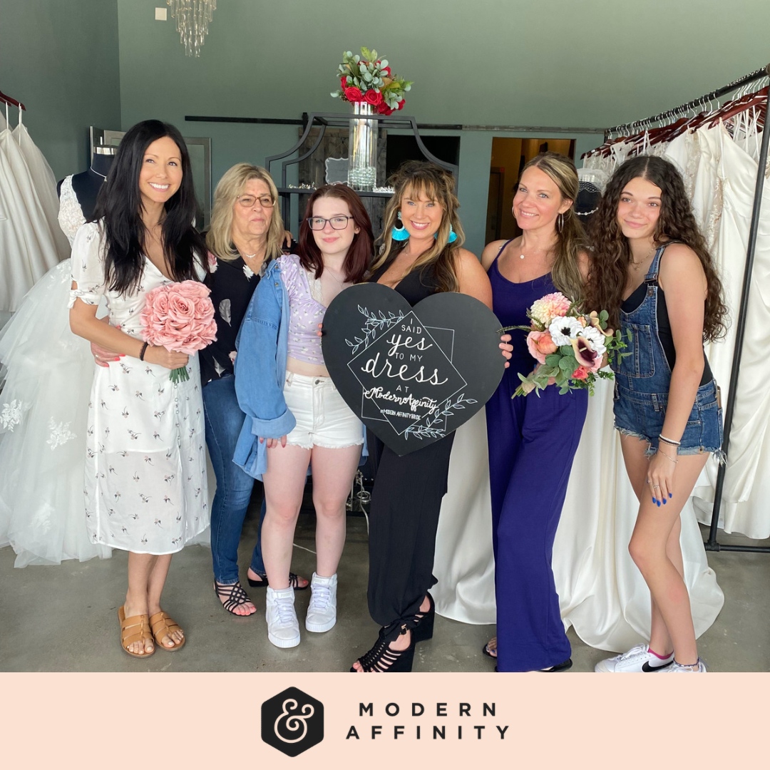 Congratulations, the bride says yes 🥂 They were a fun group of ladies with great personalities, the best kind of group to have for a big day ✨

#justinalexander #modernaffinitybridal
#weddingdress #weddinggown #bridalgown
#houstonbrides #bridesofhouston #houstonwedding