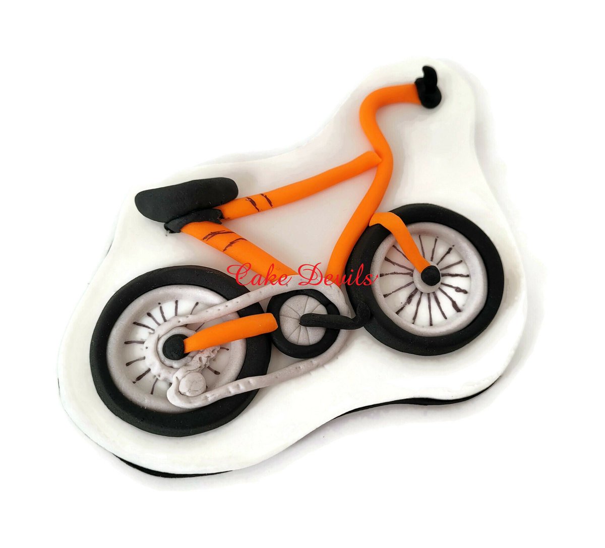 Bicycle Cake, Fondant Bike Cake Topper, Handmade cyclist Cake Decoration, Biker themed birthday party 
Find it here etsy.com/listing/129164…
^^^Click the link above to learn more!^^^
#TransportationCake #CakeDecorations