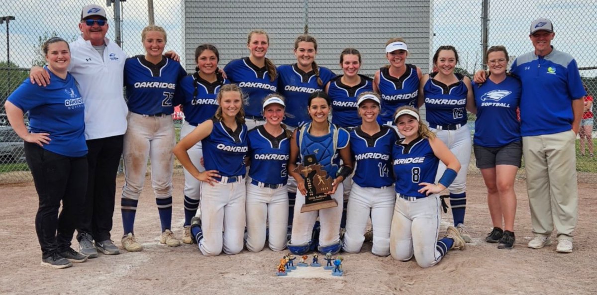 For the 6th time in the last 7 years, your Lady Eagles are District Champions! 🥎🦅🏆

Regionals, here we come!

Go Eagles! 🥎🦅