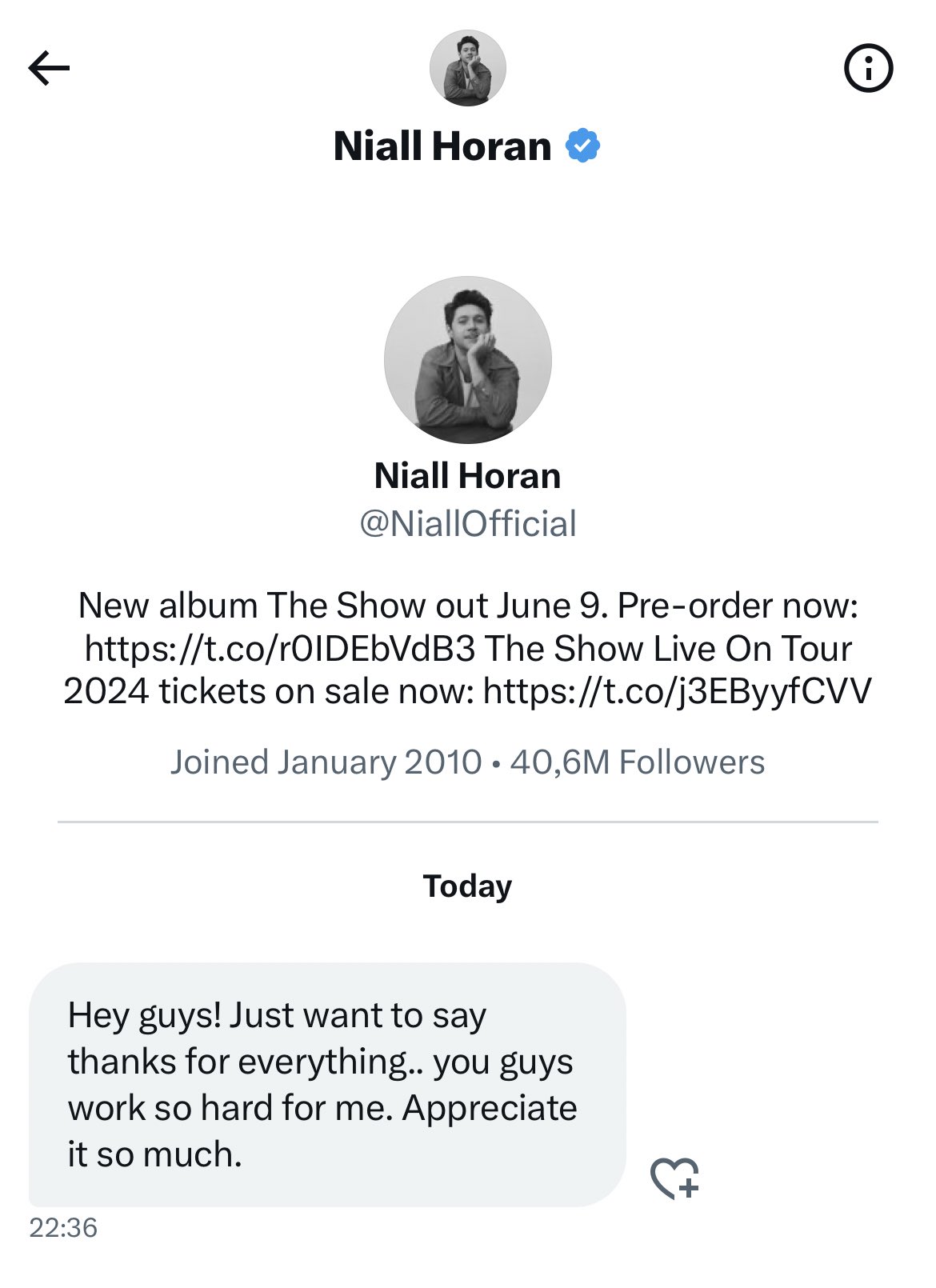 Niall Tour Updates niallontours X