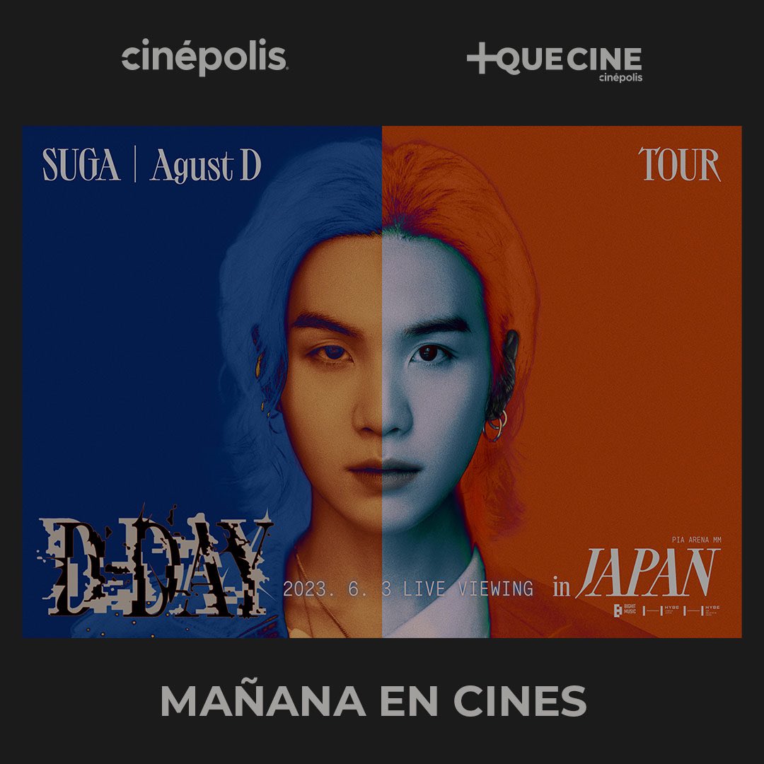 BangTS7_'s tweet photo. Cinépolis dejó mucho que desear. Después del impacto de PTD deberían buscar mejorar. No hubo combos, postales, poca promoción y en alguna lugares no se transmitió, por $300 pesos una entrada deja que desear.

#D_DAY_LIVEVIEWING #D_DAY_TOUR_Japan #BTS #SUGA #AgustD @BTS_twt https://t.co/LgMaWltNL3