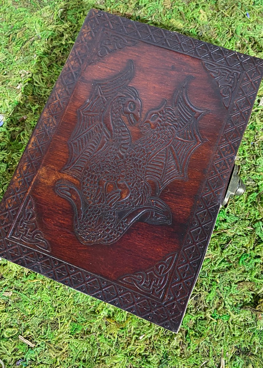 Excited to share the latest addition to my #etsy shop: Double Dragon Leather NotebookJournal 17 cm x 12 cm (approximately 6.5 inches x 4.5 inches) with Closing Clasp etsy.me/3qmK94u #leatherjournal #journal #notebook #bookofshadows #dragon #triplegoddessreiki