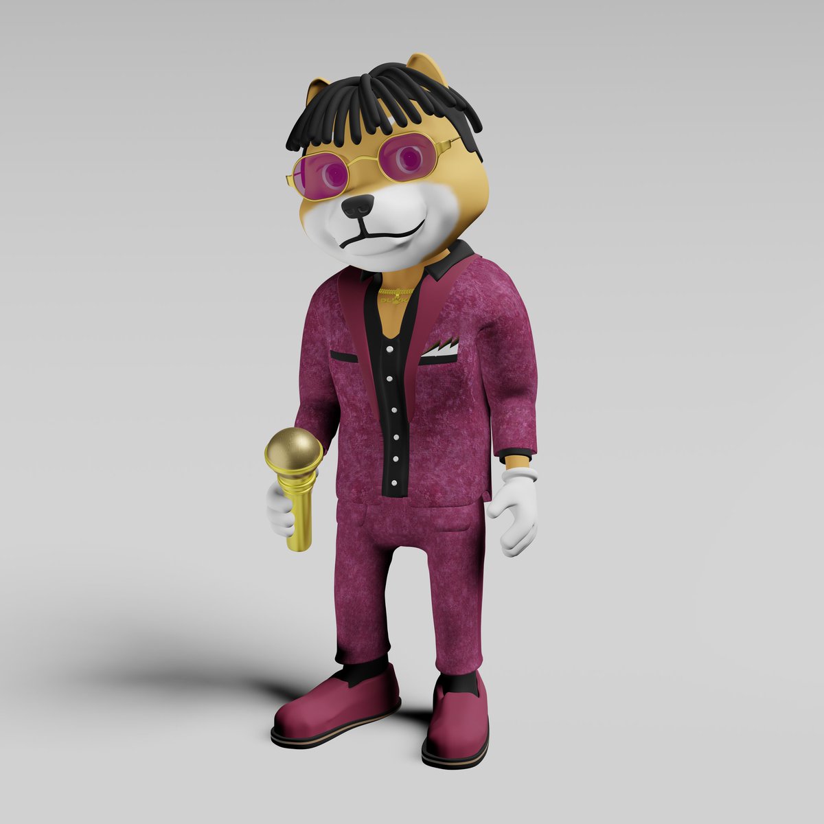 Makesllc's tweet photo. Here we go my @DogesLegacy  piece I can't wait to see him running its going to be nuts #DLKC #AR #VR LFGGGGG https://t.co/FAvGXUwD6N