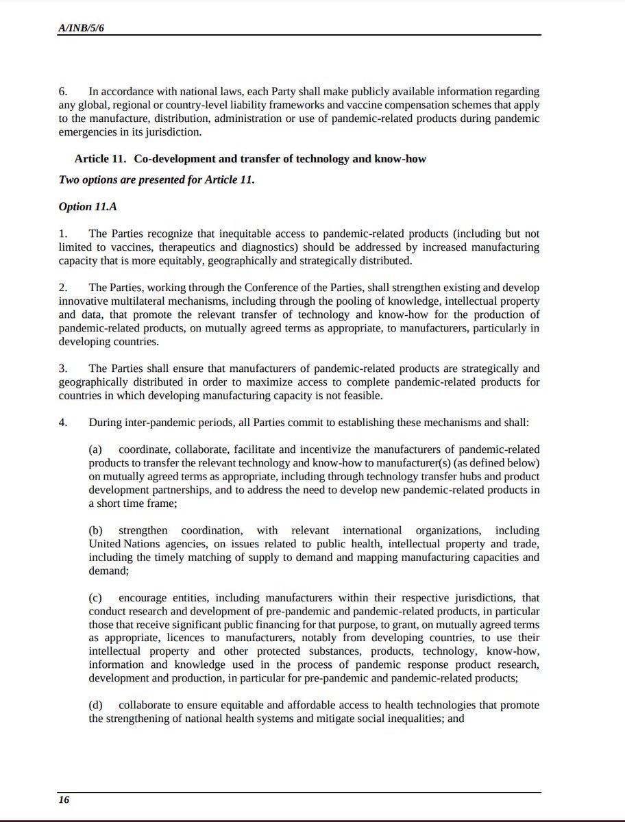 .<a href="/WHO/">World Health Organization (WHO)</a> published the Bureau's text of the #pandemictreaty on 2 June 2023. apps.who.int/gb/inb/pdf_fil… #INB5