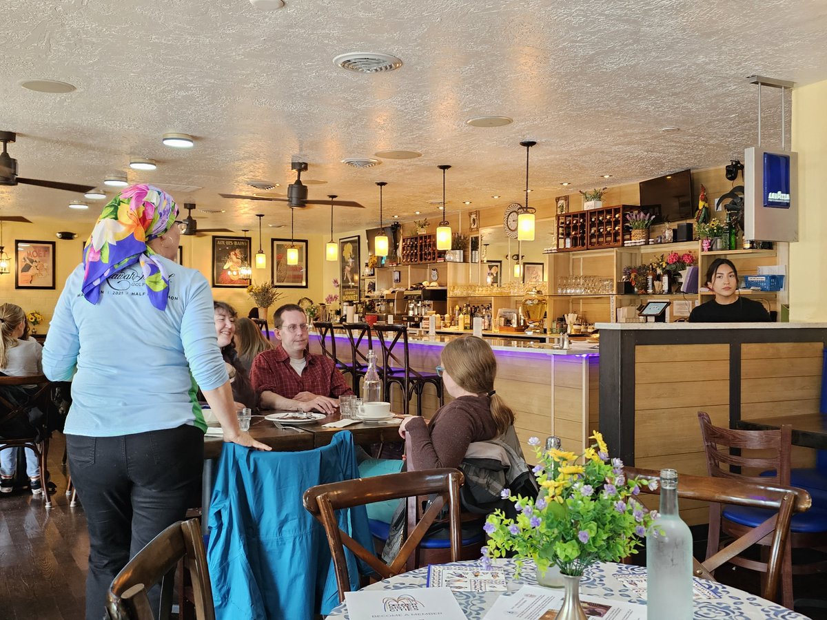 Rosenthal5280's tweet photo. We had the celebration at Crêpes'n Crêpes at 1222 Madison St.  The chicken, mushroom, onion, white cream sauce crêpe was delicious!  #foodie #copolitics @denverwestword https://t.co/433lVgeviM