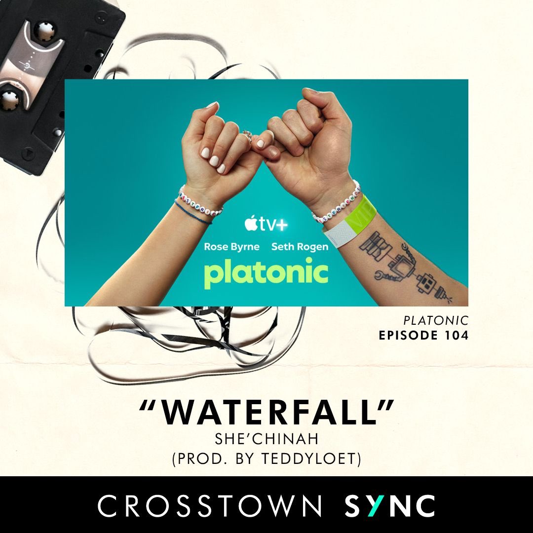 TeddyLOET's tweet photo. FIRST SYNC PLACEMENT with @_shechinah on our song “Waterfall”

Our song is featured on @Sethrogen new tv show “Platonic” on @AppleTV 

S/o to @CrosstownArts for the opportunity ✅ https://t.co/smDrCbtuCn