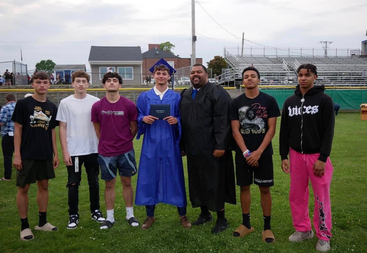 Congratulations to Elijah Carrion our one senior this year on his graduation.  Thank you for everything.