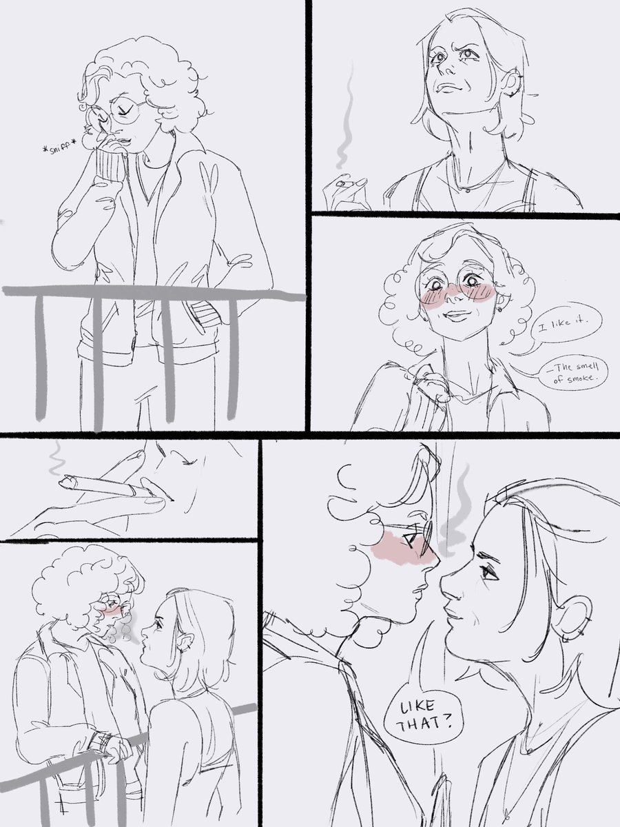 kat on Twitter "RT dykedolly wip of a mistynat mini comic D based