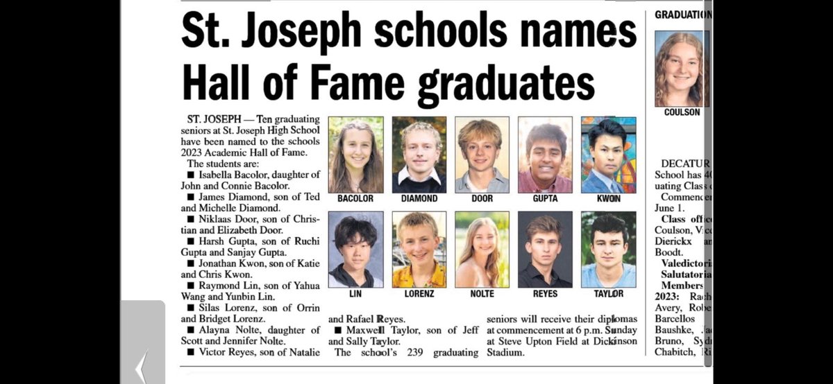Honored to have finished in the top 10 of my class! 
<a href="/rbrady1313/">Ryan Brady</a>  @PrudhommeSVSU <a href="/svsu_football/">SVSU Football</a>