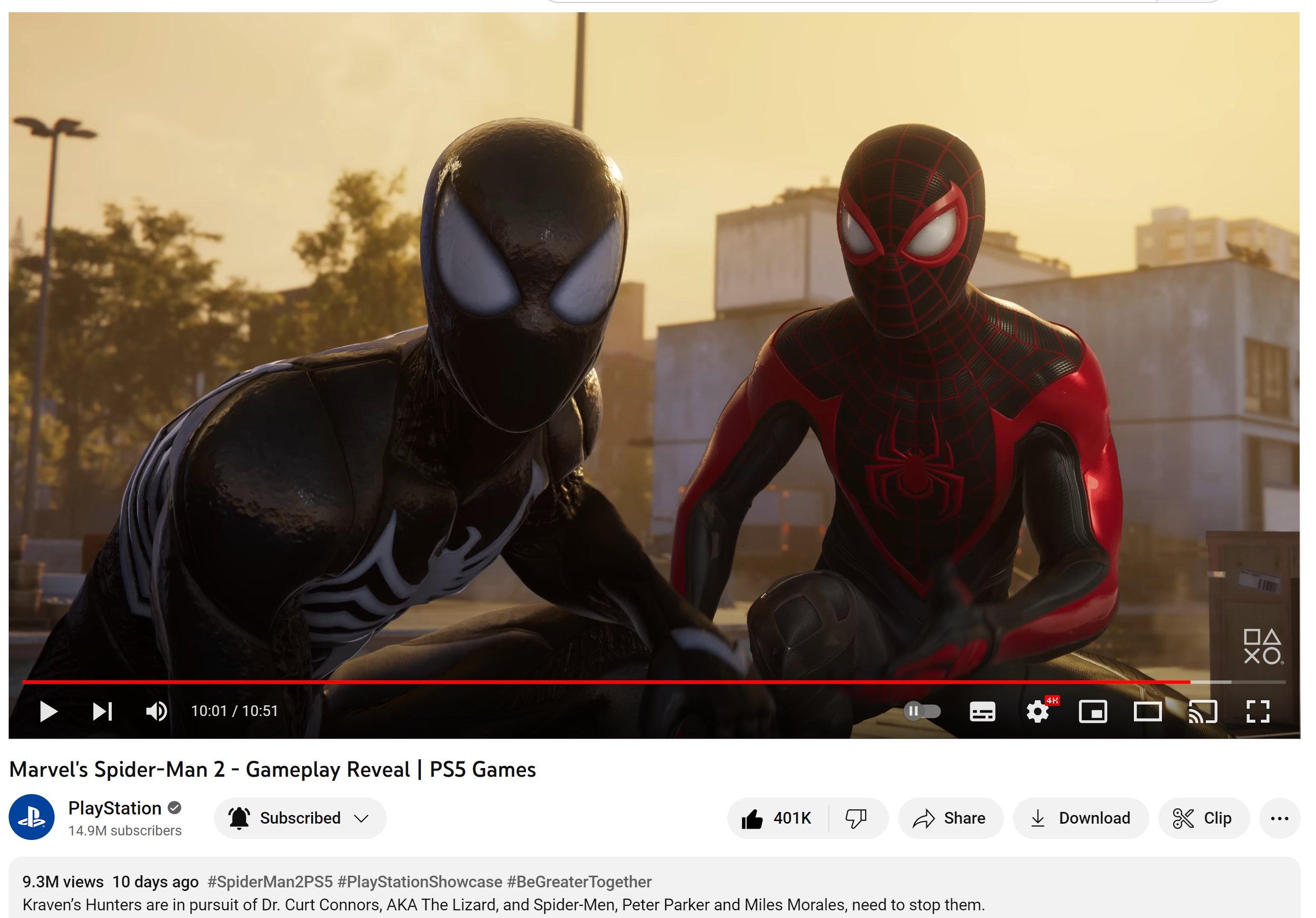 Marvel's Spider-Man 2  Gameplay Reveal 