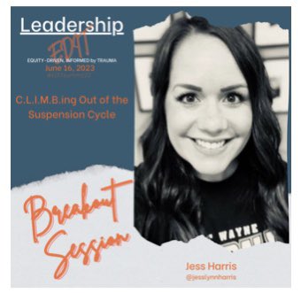 Who’s joining me? Excited to share all things C.L.I.M.B! Let’s find restorative ways to keep kids IN school and end the school-to-prison pipeline. @MrsChauvinSW @SporLin @DrSpringer12301 @JoeBrummer @JamesMoffettJr @mbheartlandbavx