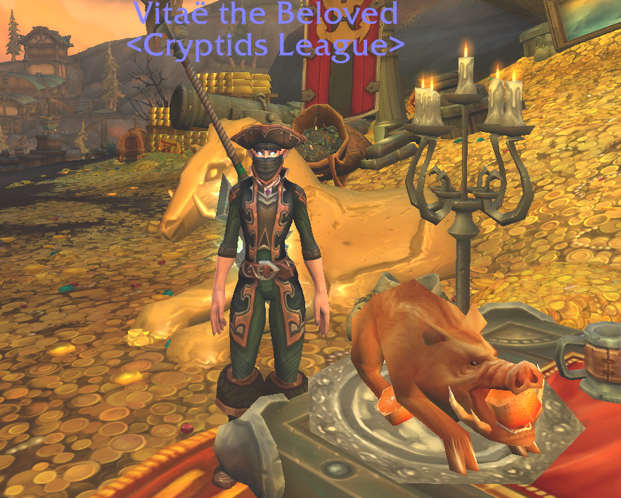 freehold guild run. Had to mog for it

But also... RUM HAM