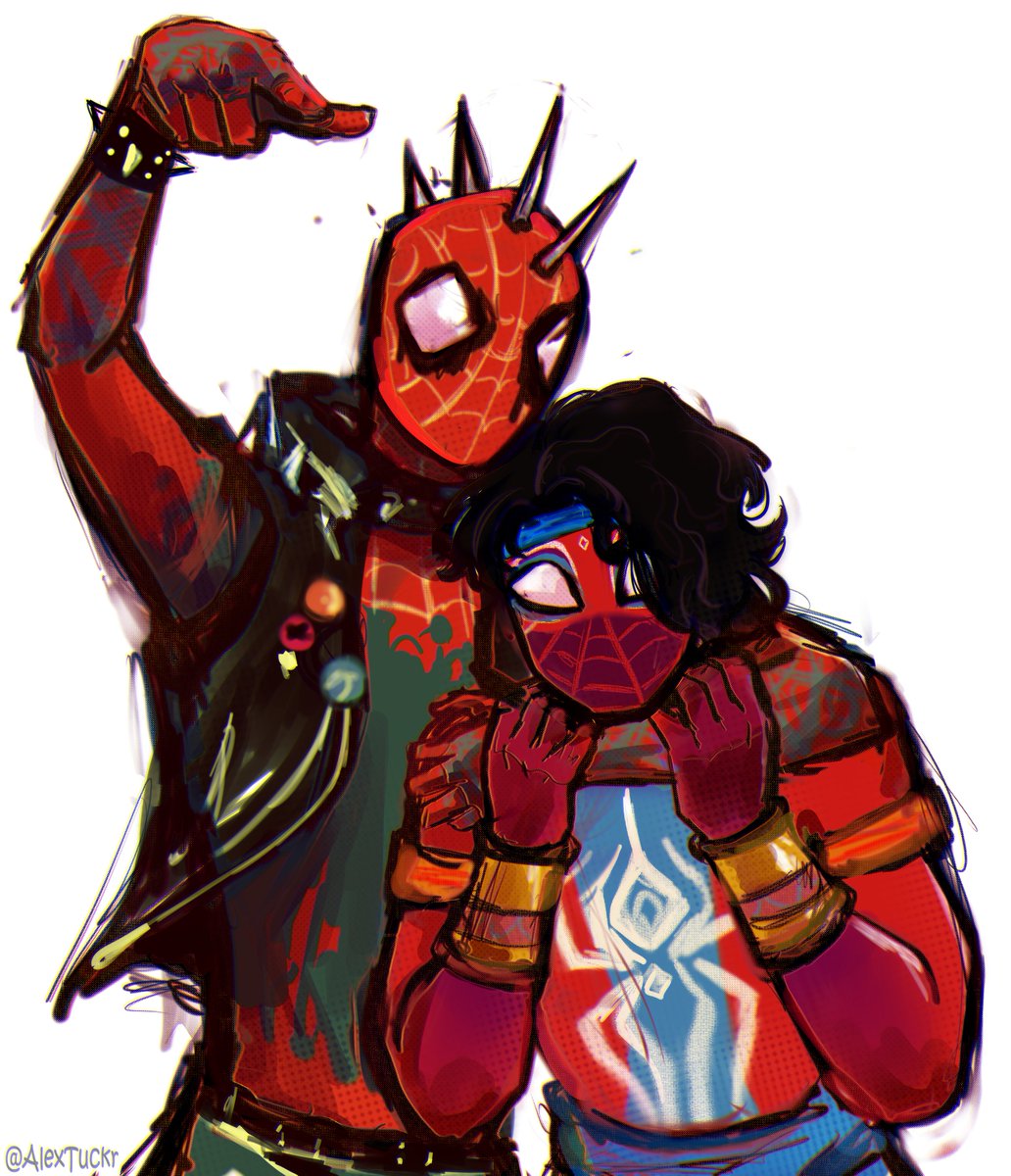 Going insane over these two #AcrossTheSpiderVerse