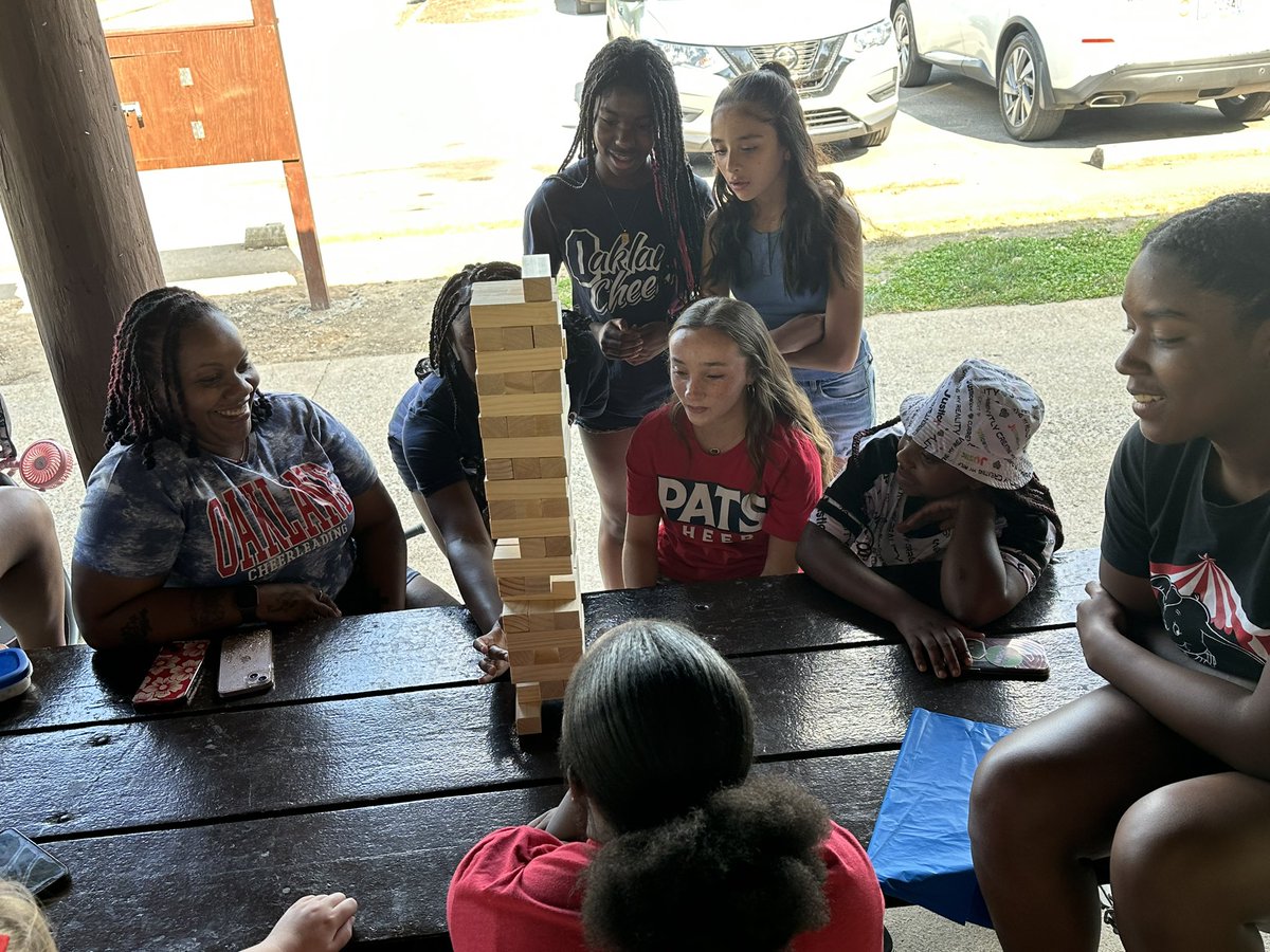 “Family reunion” picnic with <a href="/ohspatscheer/">Oakland Cheer</a> ! We had a great time together tonight. #weareoakland #ofamily #weareone