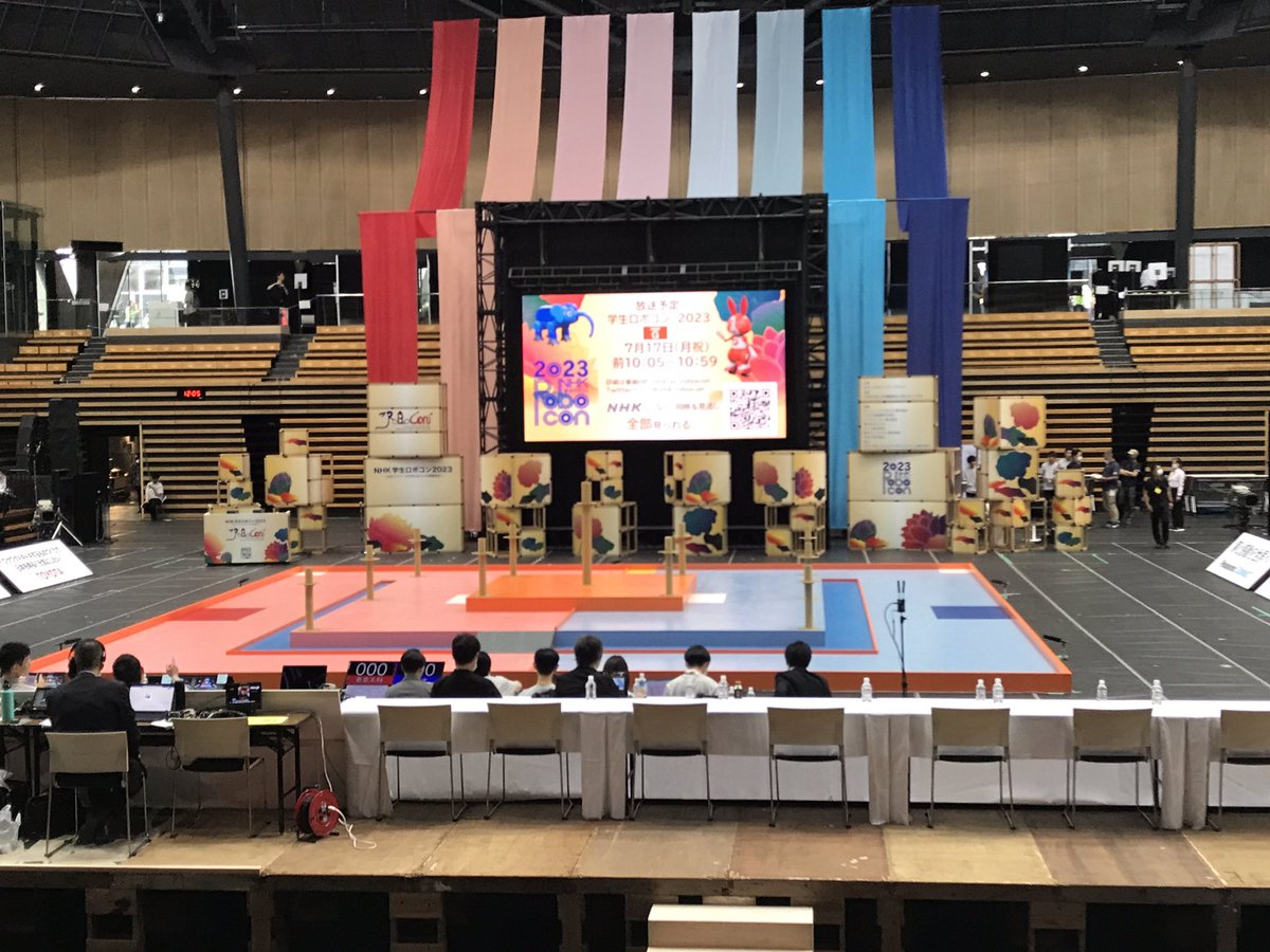 _ymt_117's tweet image. 結構良い席

#ロボコン #robocon