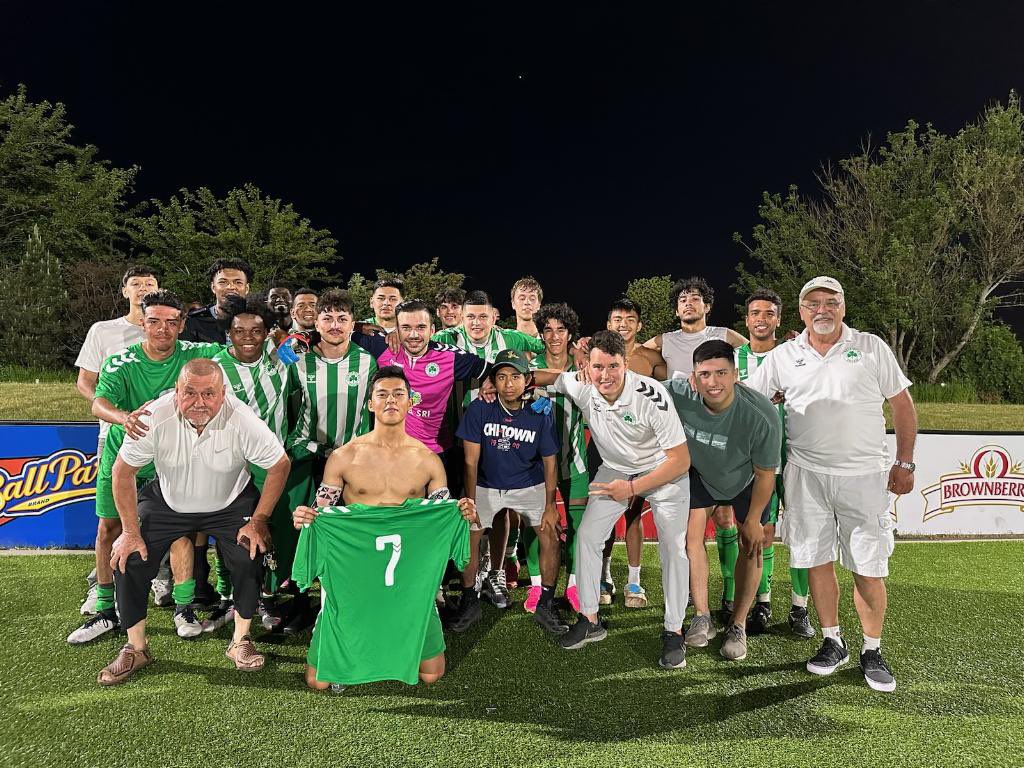 👉 Final score: 2-0 @upslsoccer victory against Round Lake Evolution FC! 

Goals scored by Qudus Lawal and Jose Herrera! ⚽️☘️

Our team goes on a 3 game winning streak! 

#panathinaikos #paopantou #paochicagofc #greenfamily #win #victory