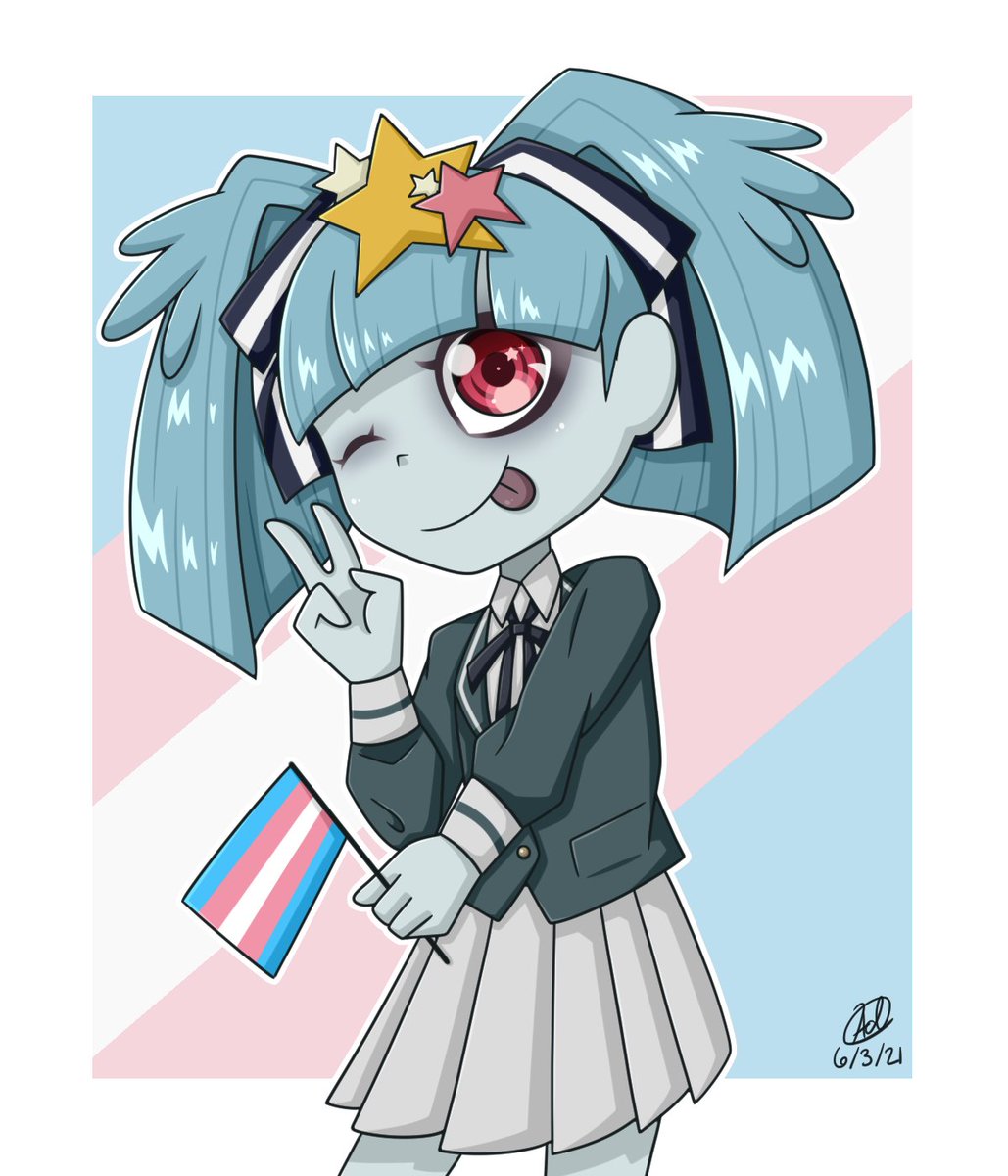 Happy Pride Month to my girl, Lily!!! Zombieland SAGA lives in my head rent free <3
[ old art repost ]

🩵🩷🤍🩷🩵

[ #zombielandsaga #zls ]