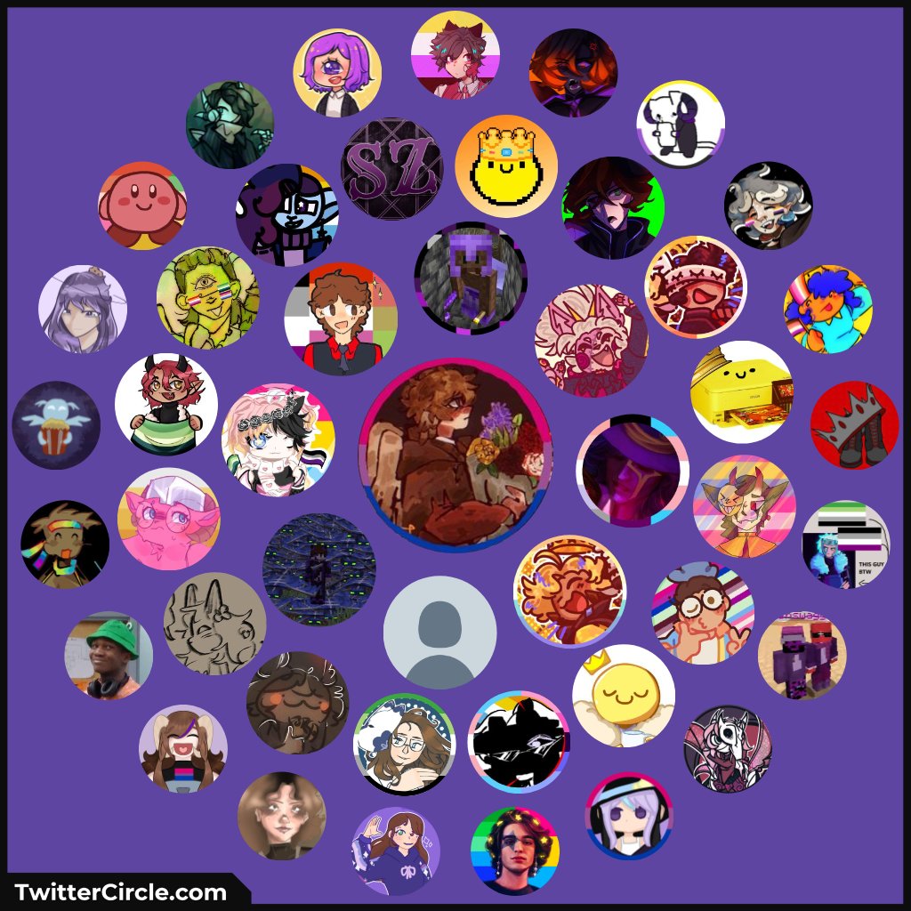 idk how half these ppl are here tbh

but ohwell look twitter circle yippee ^-^