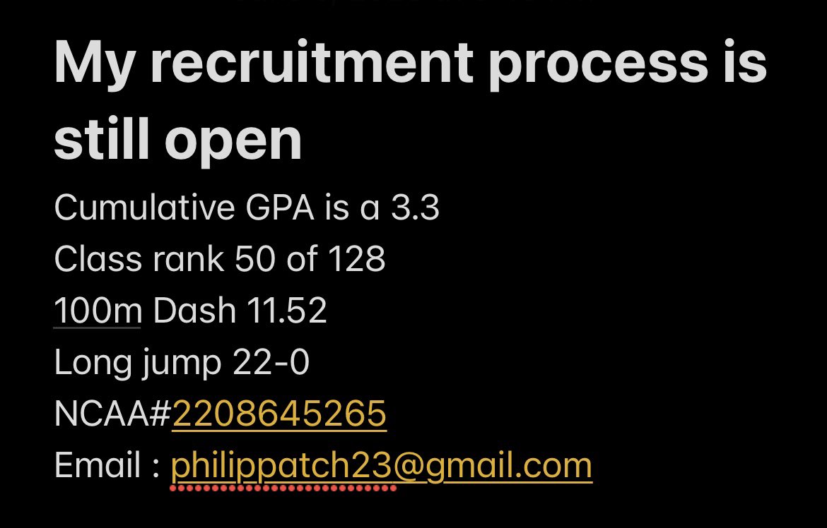Coaches feel free to hit me up in the DM’s as well. Just looking for a place to call home🏠