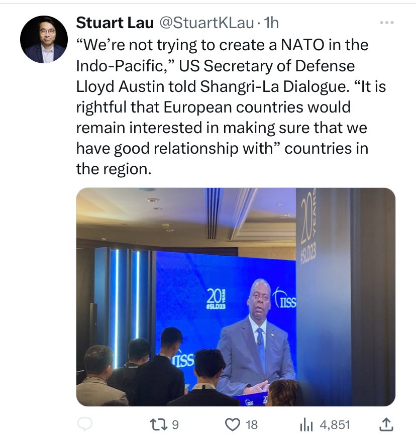 Arnaud Bertrand on Twitter ""We're not trying to create a NATO in the