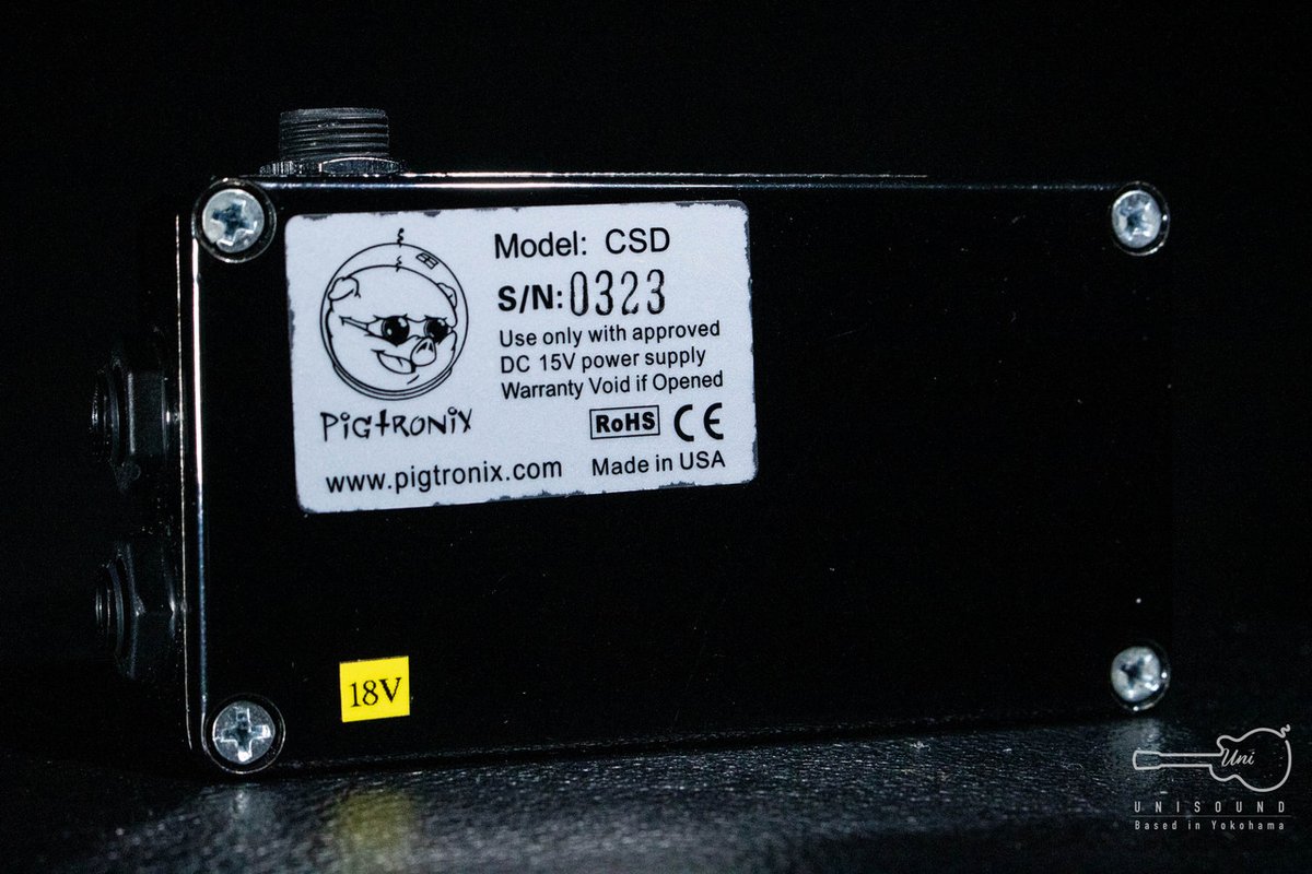 UnisoundY's tweet image. ／
6/4に一挙公開された商品の紹介‼️
PiGtRONiX Philosopher&apos;s Tone
＼

ブースター的な使用も可能なコンプレッションサスティーナー入荷！原音感を損なうことなく、抜けの良い艶と太さのあるサウンドをプラス。12〜18Vの電源アダプターで駆動。
digimart.net/cat13/shop5031…
#PiGtRONiX