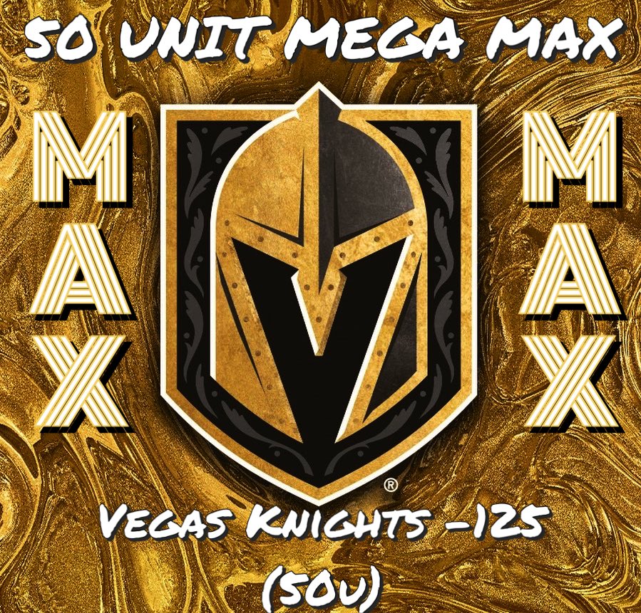 BOOOOOYYYAAAHH‼️ #LFG 

50u MEGA MAX CASH 🤑🤑🤑

Vegas -125 (50u) ✅✅✅✅✅

💰💰💰💰💰💰💰💰💰💰💰💰💰💰💰💰💰💰💰💰💰💰💰💰💰💰

#VIP BANGER comes thru for the CASH

🔥🔥🔥🔥🔥🔥🔥🔥🔥🔥🔥🔥

#StanleyCupFinal #GamblingTwitter #NHLPicks #NHLonTNT #NHLPlayoffs