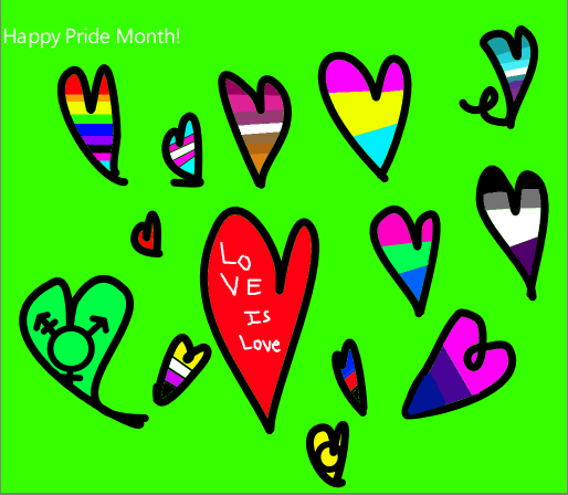TheTransAgendaa's tweet photo. Happy Pride Month everyone! I just made this art, i hope you enjoy it! https://t.co/N0AUZRUBk1