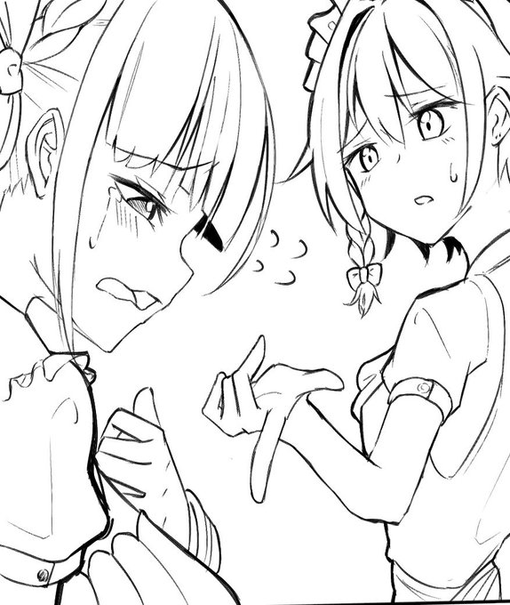 aqtnが乳のデカさについて上司に詰められてるシーンです。 https://t.co/aiFHUzBJ16