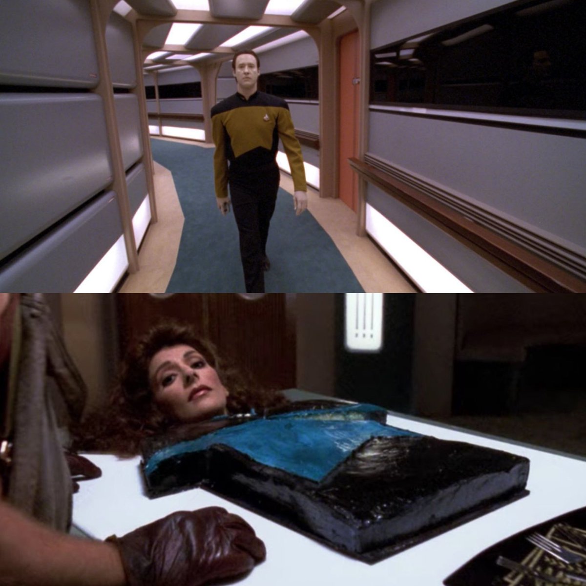 Continue #StarTrekTheNextGeneration #S7E6 #Phantasms with the #MUSTSEE trippiness of Data's dreams!

#diyentertainment #StarTrek #TNG #Data #BrentSpiner #DeannaTroi #MarinaSirtis