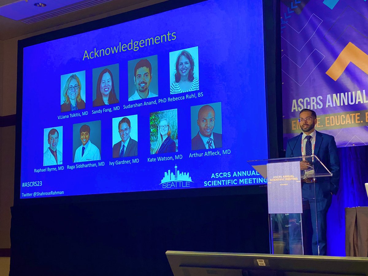 Honored to present our work on early onset colorectal cancer that was started by Dr.<a href="/tsikitis/">V. Liana Tsikitis</a> and #SudAnand 7 years ago at <a href="/ASCRS_1/">ASCRS_1</a> today. Beyond grateful for all I’ve learned from my mentors and co-residents this year #ASCRS2023 @OHSUsurgery