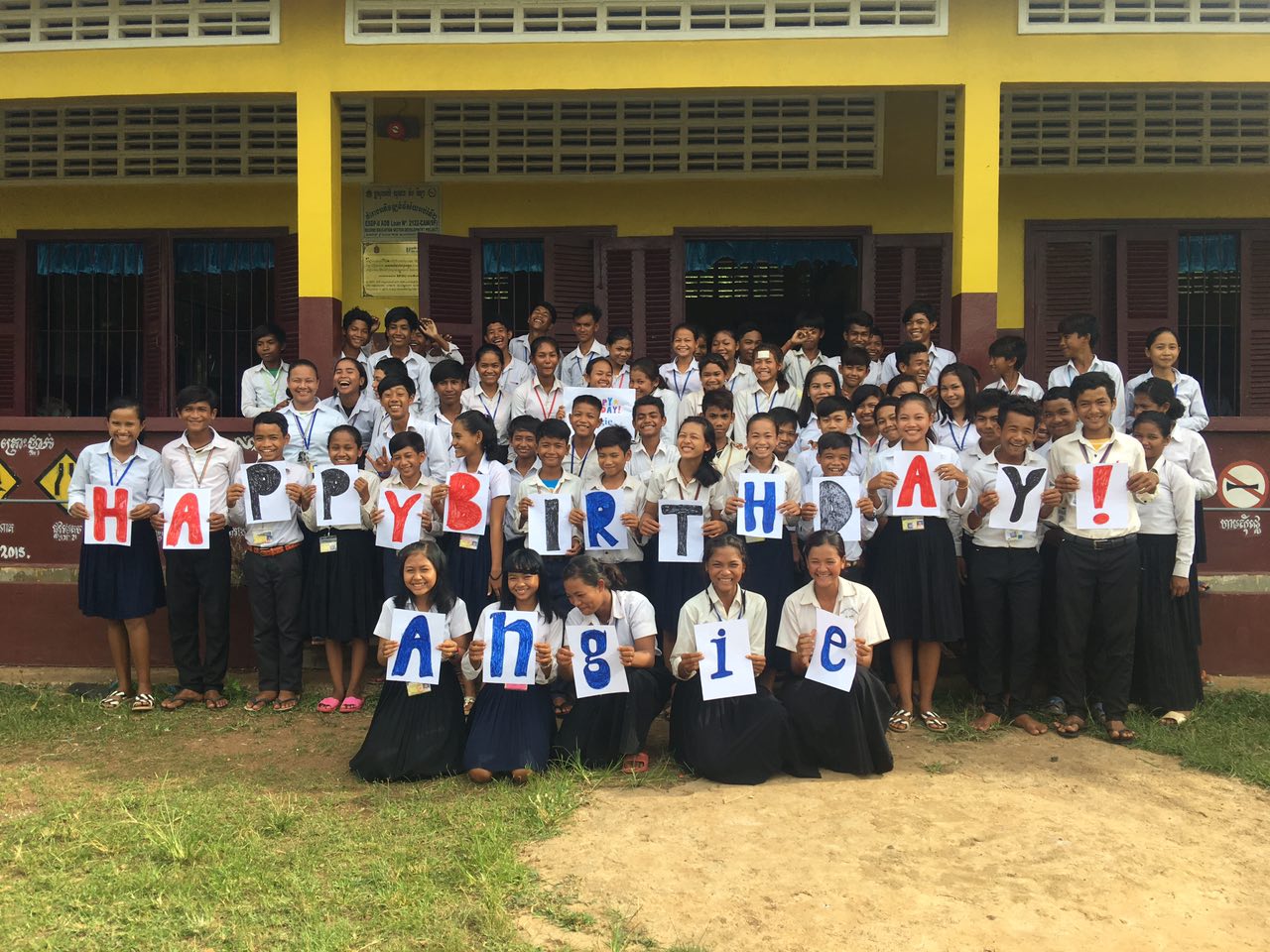 Happy Birthday to our dear Angelina Jolie! With loves and thanks from Cambodia! 