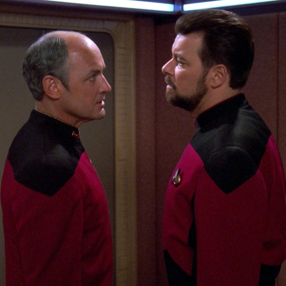 #StarTrekTheNextGeneration #S7E12 #ThePegasus is a #MUSTSEE #TNG episode for any #LOST fan, as #TerryOQuinn clashes with #JonathanFrakes in one of the best #Riker episodes.

#diyentertainment #StarTrek #AdmiralPressman #7x12