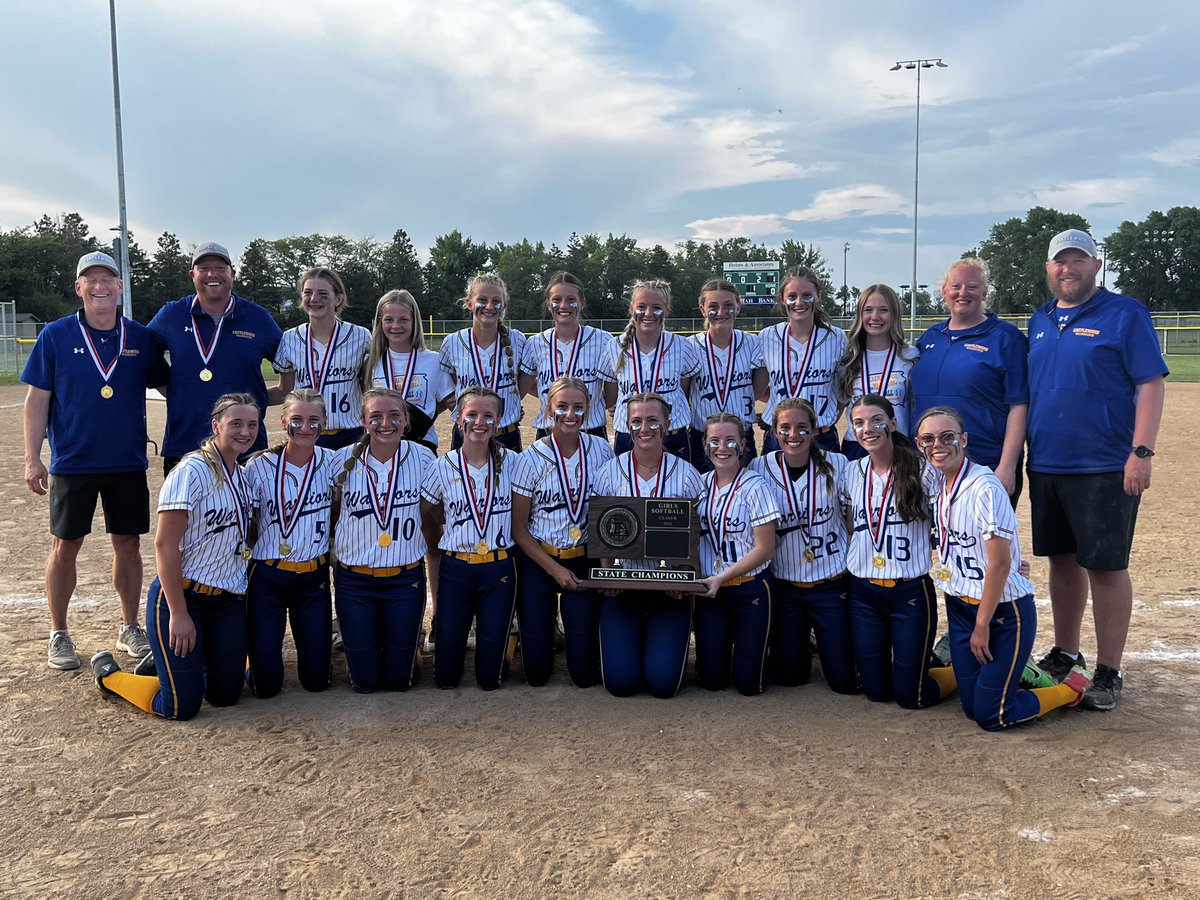 Shout out to the Castlewood Warriors fast pitch team and coaches! 2023 State B Champs!! So proud of these young ladies! Go Big Blue!!!🥎