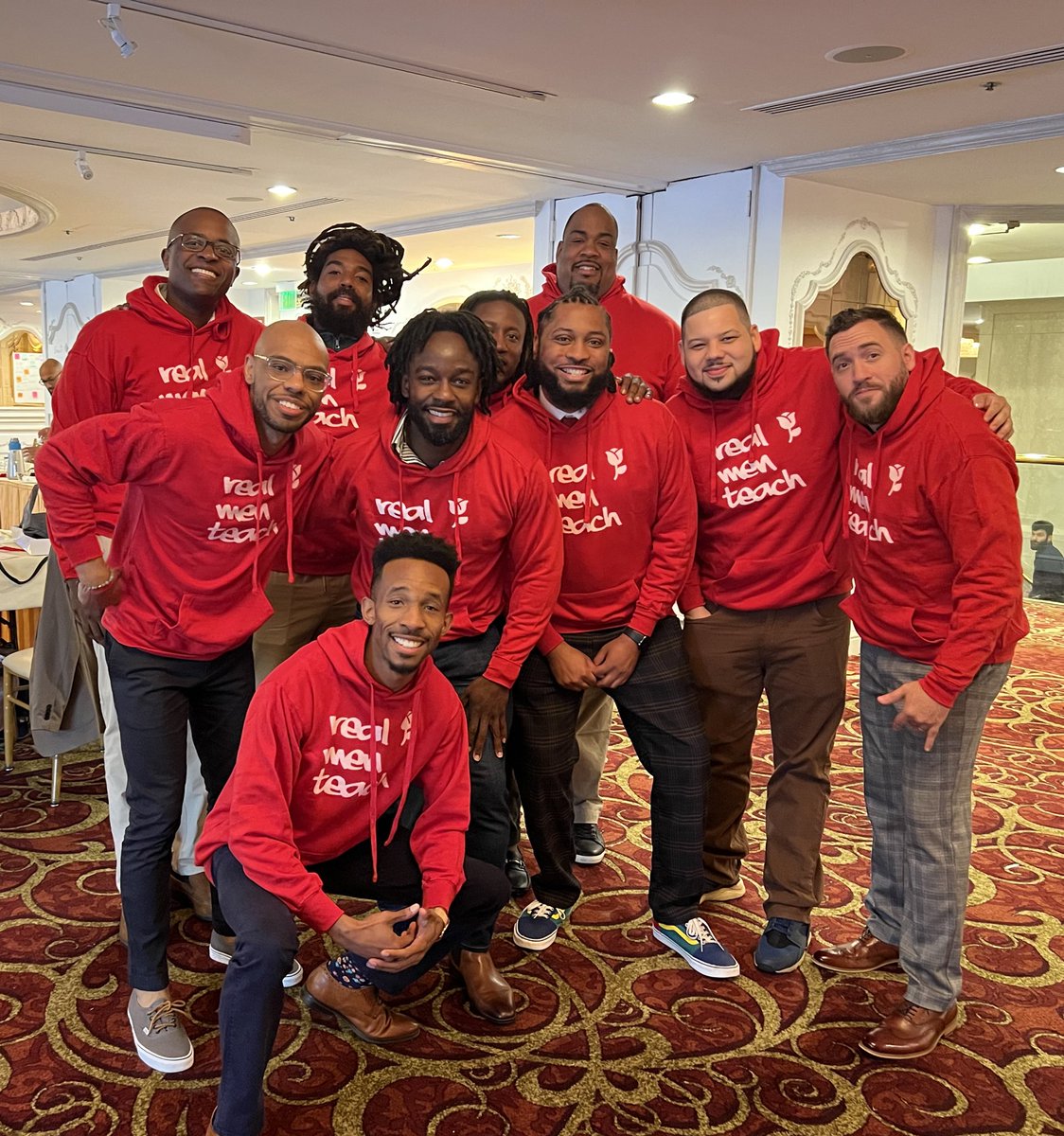 Amazing weekend with the National Fellowship for Black and Latino Male Educators. @RealMenTeach2 the drip is 🔥🔥🔥 #NFBLME #blackmaleeducators #latinomaleeducators