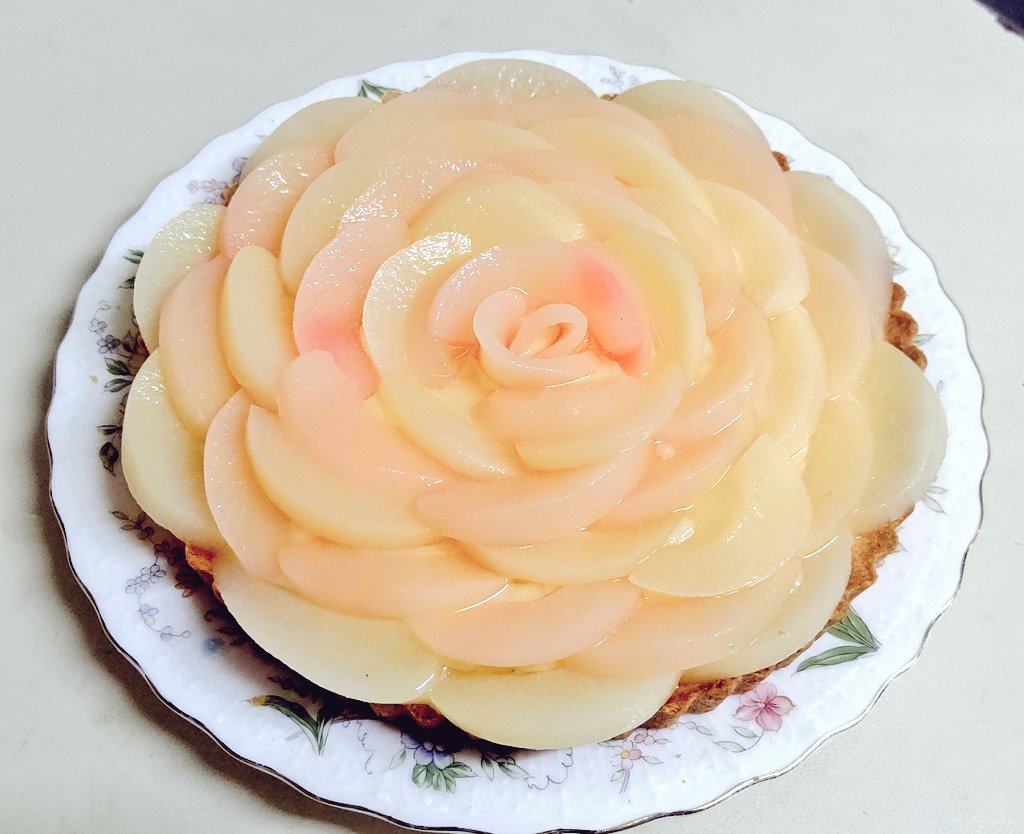 母の日みたいなタルト💐ww おはようございます🤗お菓子ケーキタルトお菓子作りデザート休日の過ごし方日曜日手作り