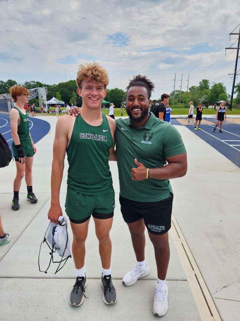 Congrats to Will (and Coach Baeza), you are going to State! Will placed 4th in the 100 meter but qualified by time with an 11.22