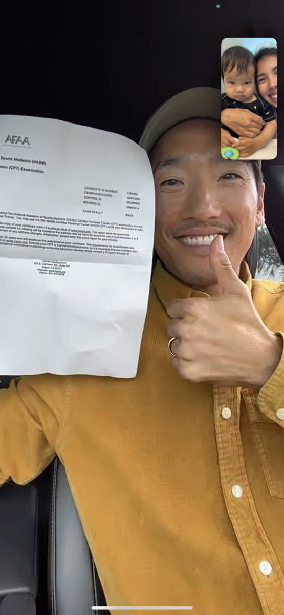 YungWoo23's tweet photo. Yew!! Let’s start another certification. Just Passed my NASM CPT Exam. 💪🔥😎 @NASM #nasmcpt #personaltrainer #taekwondo #instructor https://t.co/E9dPQxBvRu