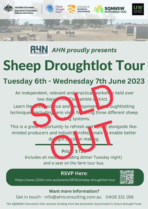 Never fear - Mother Nature has downgraded the rain forecast and chucked on half a dust storm here this morning for good measure so we will see you all soon! <a href="/sqnnswhub/">SQNNSW Innovation Hub</a>