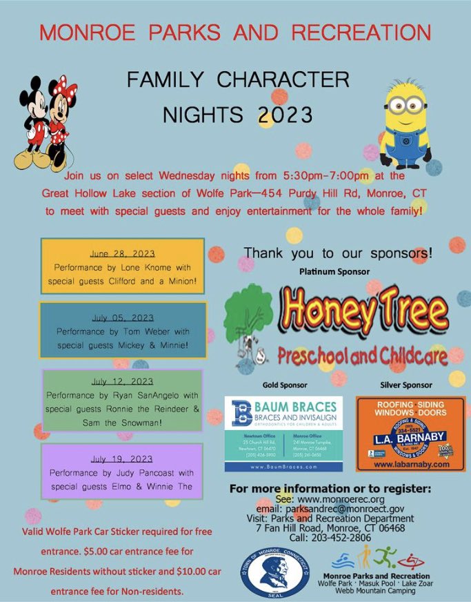 Join us for some family fun! <a href="/sun_monroe/">The Monroe Sun</a> <a href="/MonroeCTSchools/">Monroe, CT Schools</a>  #monroect  MonroeRec.org