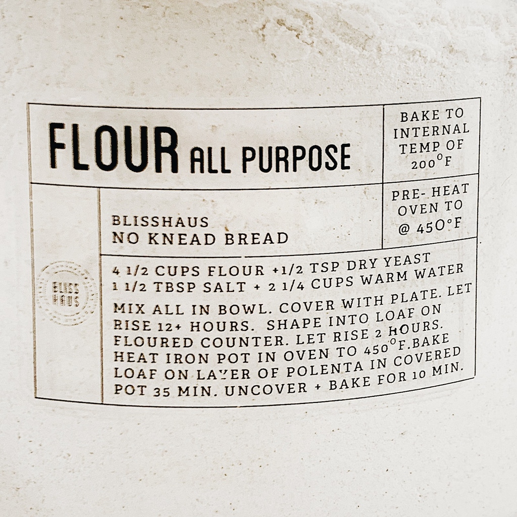 Did you know each Blisshaus jar label features cooking instructions or a full-blown recipe?

We bake this bread weekly. It's magic - easy as can be.

#Blisshaus: Pretty #pantrywithapurpose⁠
⁠