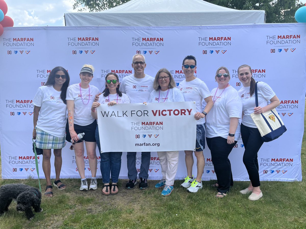 Univ of Michigan Frankel Cardiovascular center MI-AORTA join the Walk for Victory to support the Marfan foundation!!!