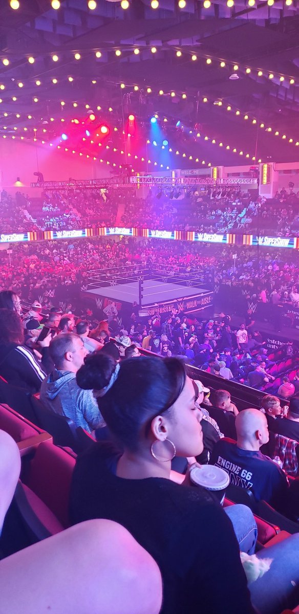 My seats at wwe live @wwe  my daughter first show